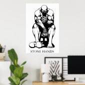 Stone Hands Boxer Poster (Heimbüro)