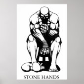 Stone Hands Boxer Poster (Vorne)