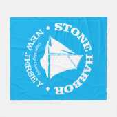 Stone Harbor (Sloop) Fleecedecke (Vorderseite (Horizontal))