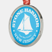Stone Harbor (Sloop) Ornament Aus Metall (Links)