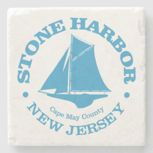 Stone Harbor (Sloop) Steinuntersetzer