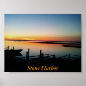 Stone Harbour Dock Print Poster (Vorne)