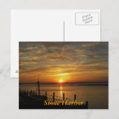 Stone Harbour Sunset Postkarte (Vorne/Hinten)