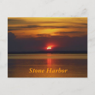 Stone Harbour Sunset Postkarte