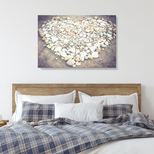 Stone Heart Leinwanddruck (Insitu (Schlafzimmer))
