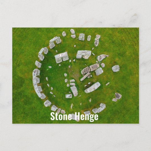 Stone Henge Post Card Postkarte (Vorderseite)