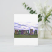 Stone Henge Postkarte (Stehend Vorderseite)
