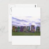 Stone Henge Postkarte (Vorne/Hinten)