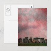 Stone Henge Textural Postkarte (Vorne/Hinten)