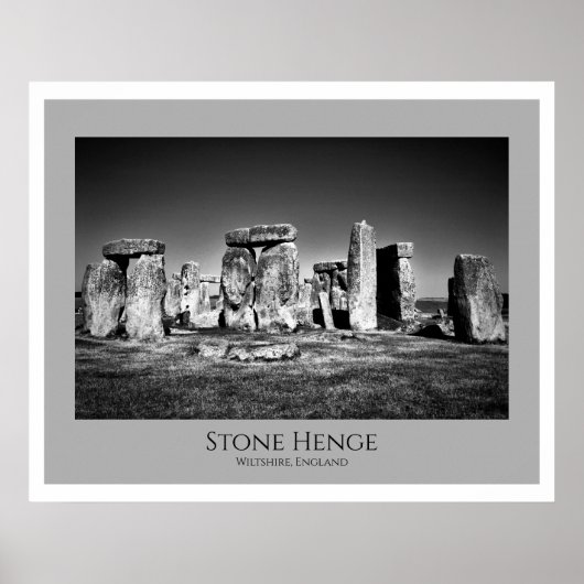Stone Henge, Wiltshire England Poster (Vorne)