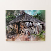 STONE HOBBIT HOUSE PUZZLE (Horizontal)