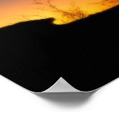 Stone Johnny Sunset 16x12 Poster (Ecke)