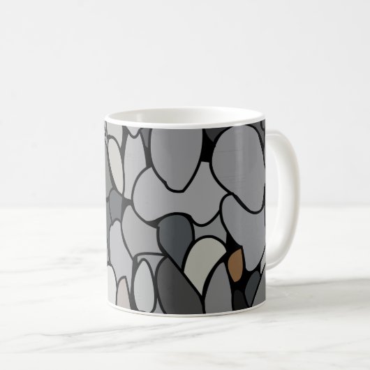 Stone Kies Modern Kaffeetasse (VorderseiteRechts)