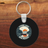 Stone Lake New Mexico Sunset T Shirt  Schlüsselanhänger (Vorderseite)