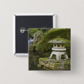 Stone lantern and Heavenly Falls Button (Vorne & Hinten)