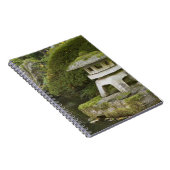 Stone lantern and Heavenly Falls Notizblock (Rechte Seite)