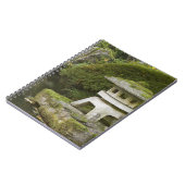 Stone lantern and Heavenly Falls Notizblock (Linke Seite)