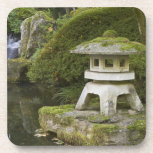Stone lantern and Heavenly Falls Untersetzer
