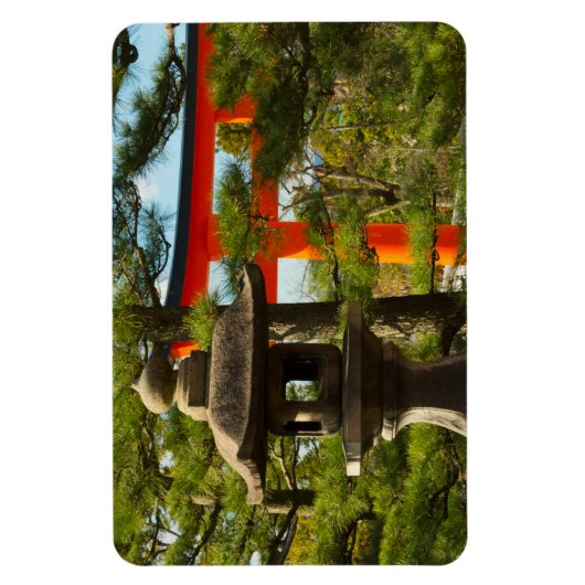 Stone Lantern and Torii Gate Magnet (Vertikal)