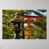 Stone Lantern and Torii Gate Poster (Vorne)
