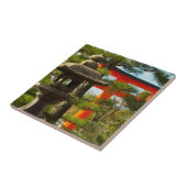 Stone Lantern und Torii Gate Fliese (Seite)