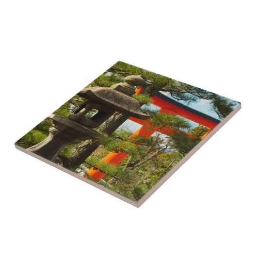 Stone Lantern und Torii Gate Fliese (Seite)