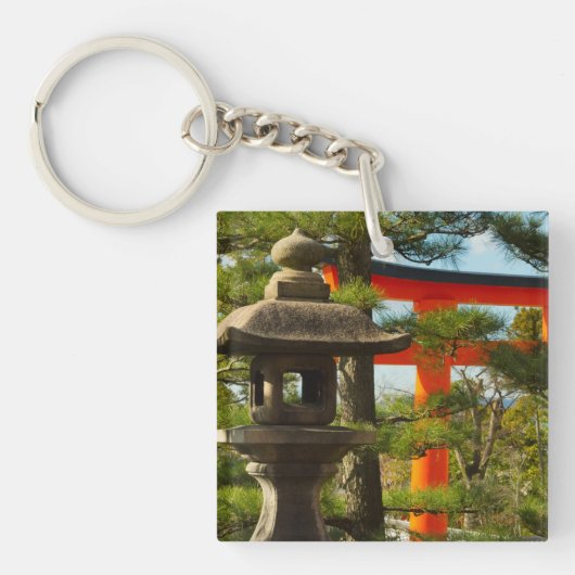 Stone Lantern und Torii Gate Schlüsselanhänger (Vorderseite)