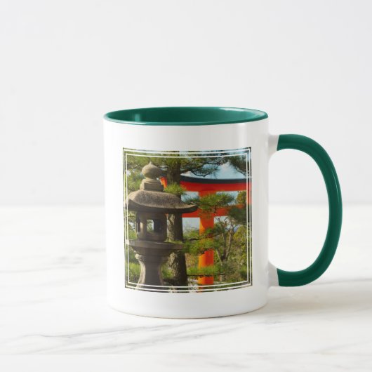 Stone Lantern und Torii Gate Tasse (Rechts)