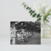 Stone Lanterns Postkarte (Stehend Vorderseite)
