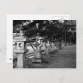 Stone Lanterns Postkarte (Vorne/Hinten)