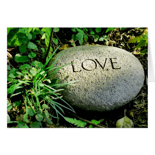 Stone "Liebe" (Vorderseite (Horizontal))