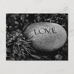 Stone "Liebe" Postkarte