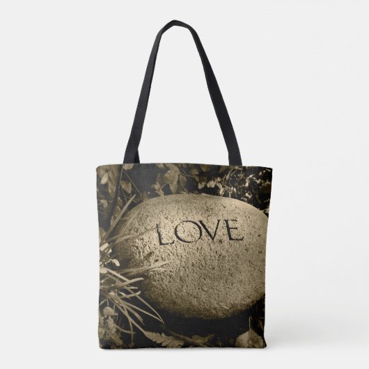 Stone "Liebe" Tasche (Rückseite)