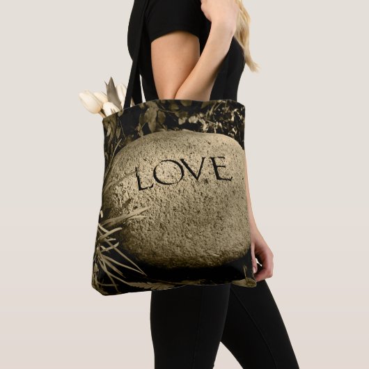 Stone "Liebe" Tasche (Von Nahem)