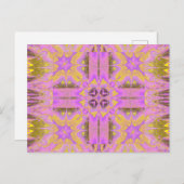 STONE LIGHT BLUME 4 POSTKARTE (Vorne/Hinten)