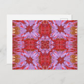 STONE LIGHT BLUME 7 POSTKARTE (Vorne/Hinten)