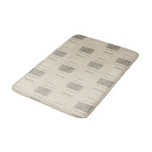 Stone & Linen Badematte (Schrägansicht)