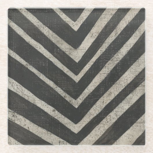 Stone - Linien Glasuntersetzer (Vorderseite)