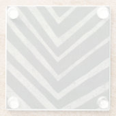 Stone - Linien Glasuntersetzer (Rückseite)