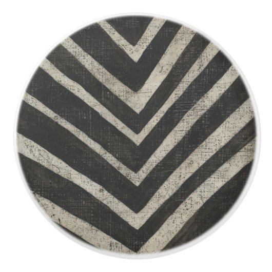 Stone - Linien Keramikknauf (Vorderseite)