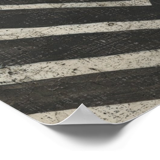 Stone - Linien Poster (Ecke)