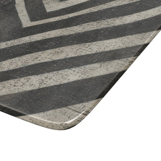 Stone - Linien Schneidebrett (Ecke)