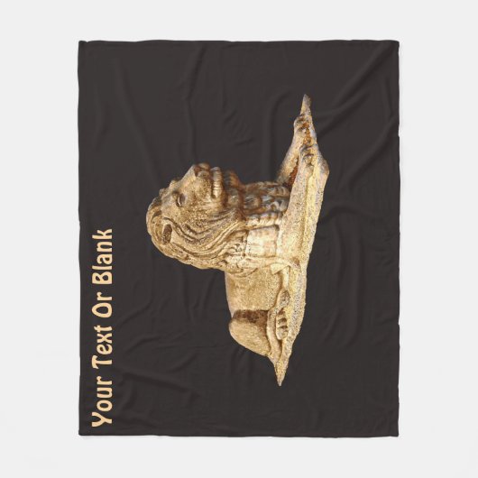 Stone Lion Fleecedecke (Vorderseite)