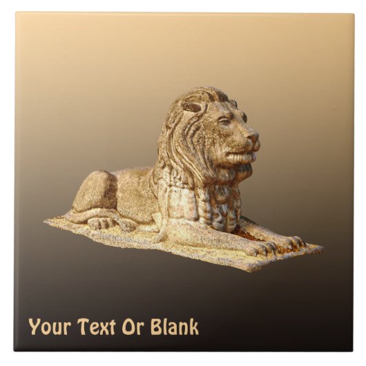 Stone Lion Fliese (Vorderseite)