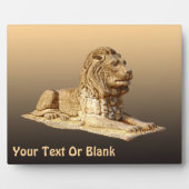 Stone Lion Fotoplatte (Vorderseite)