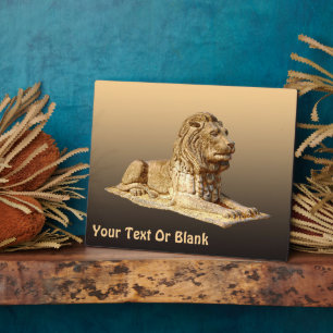 Stone Lion Fotoplatte