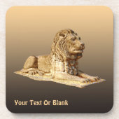Stone Lion Getränkeuntersetzer (Vorderseite)