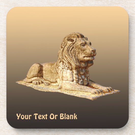 Stone Lion Getränkeuntersetzer (Vorderseite)