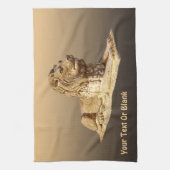 Stone Lion Handtuch (Vertikal)