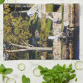 Stone Lion Küchentuch (Gefaltet)